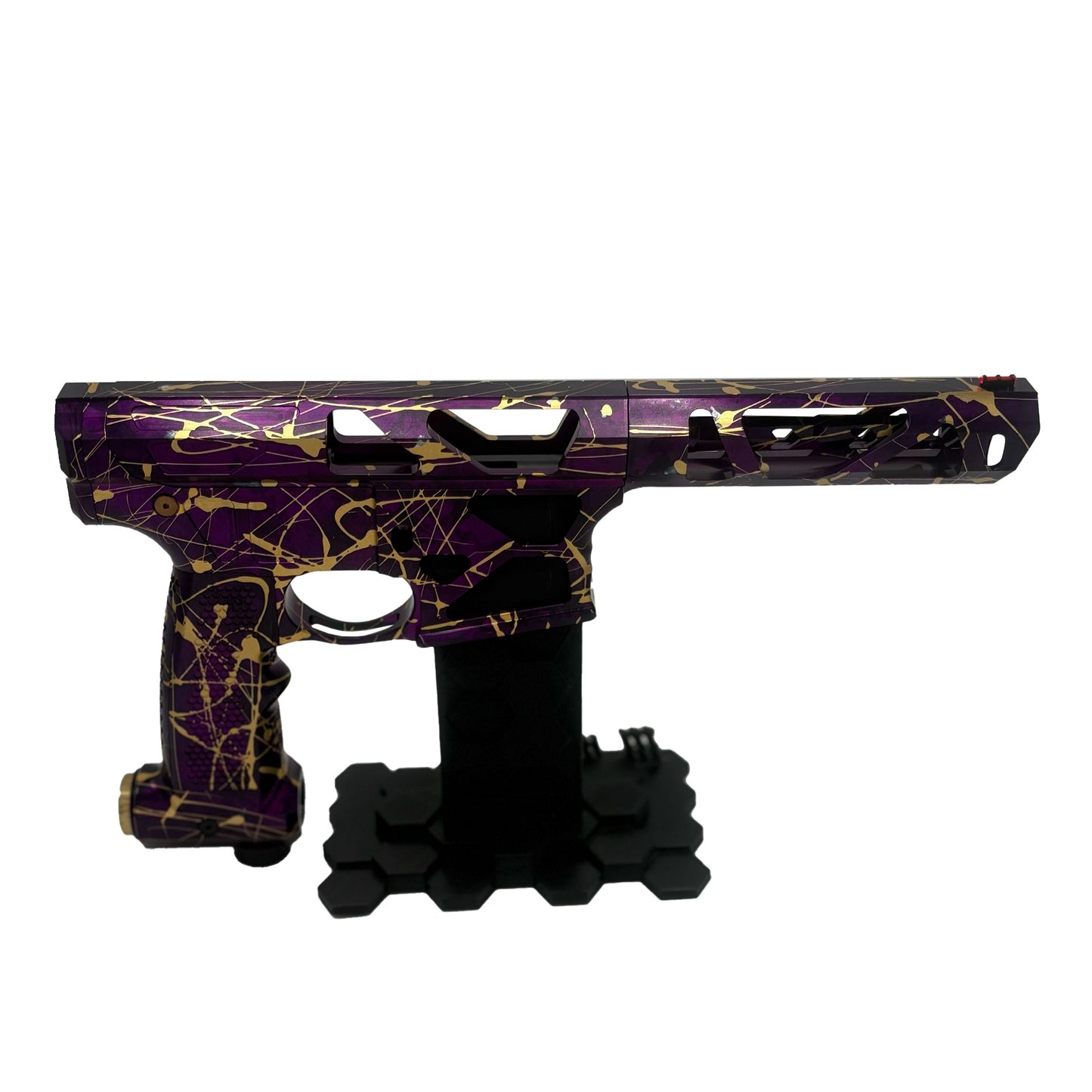 Oracle 1 - Violet Purple Marble - Gold Splatter