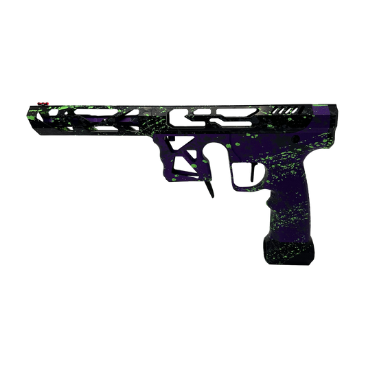 Monk's Splatter Rogue 9 ARP Black/Purple Base with Green/black Splatter