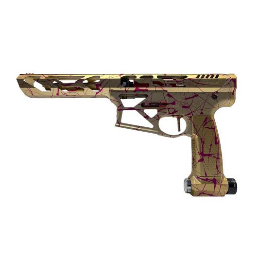Oracle M4 Pooty Gold with Pink splatters