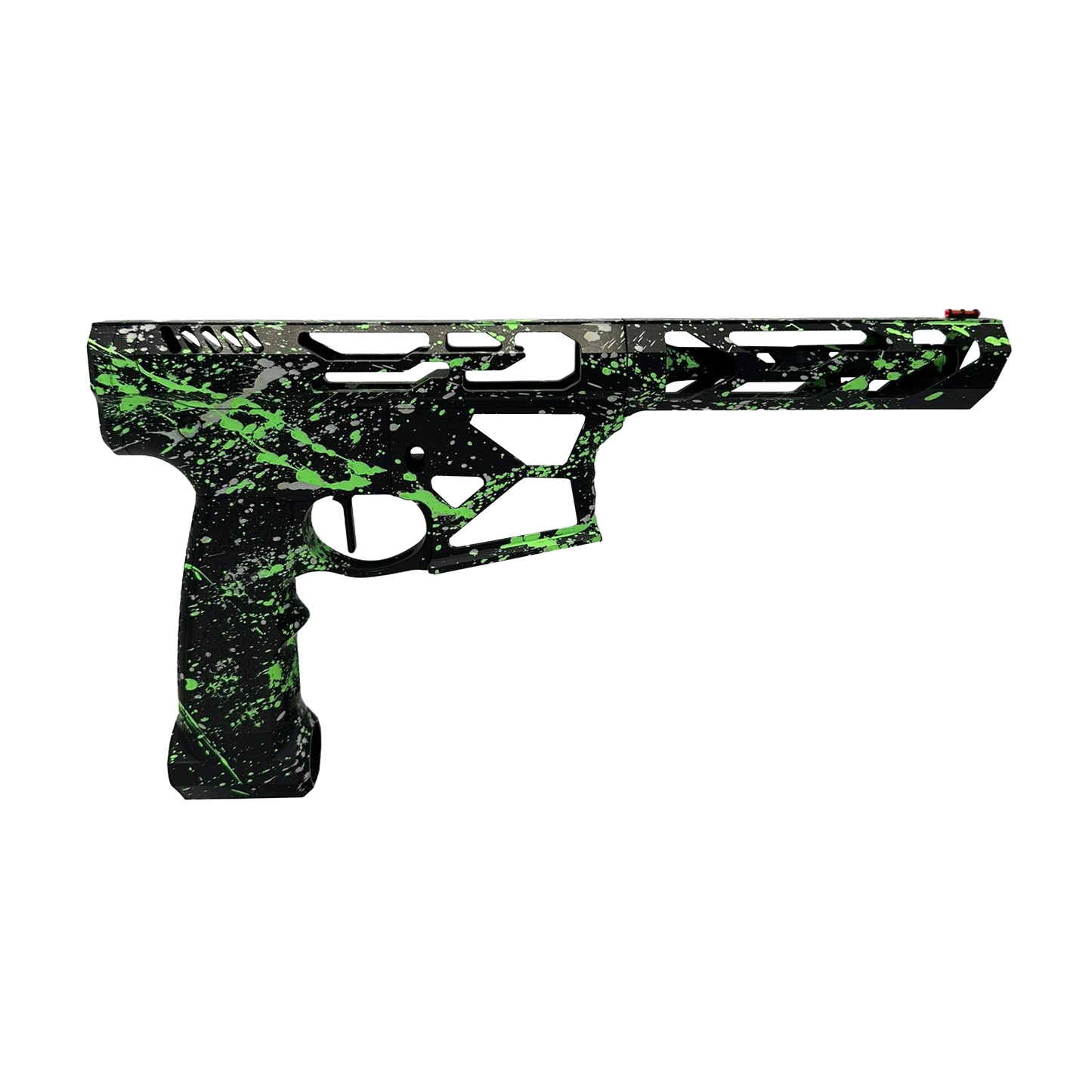 Monk's Splatter M4 - Black Base with green/white splatter