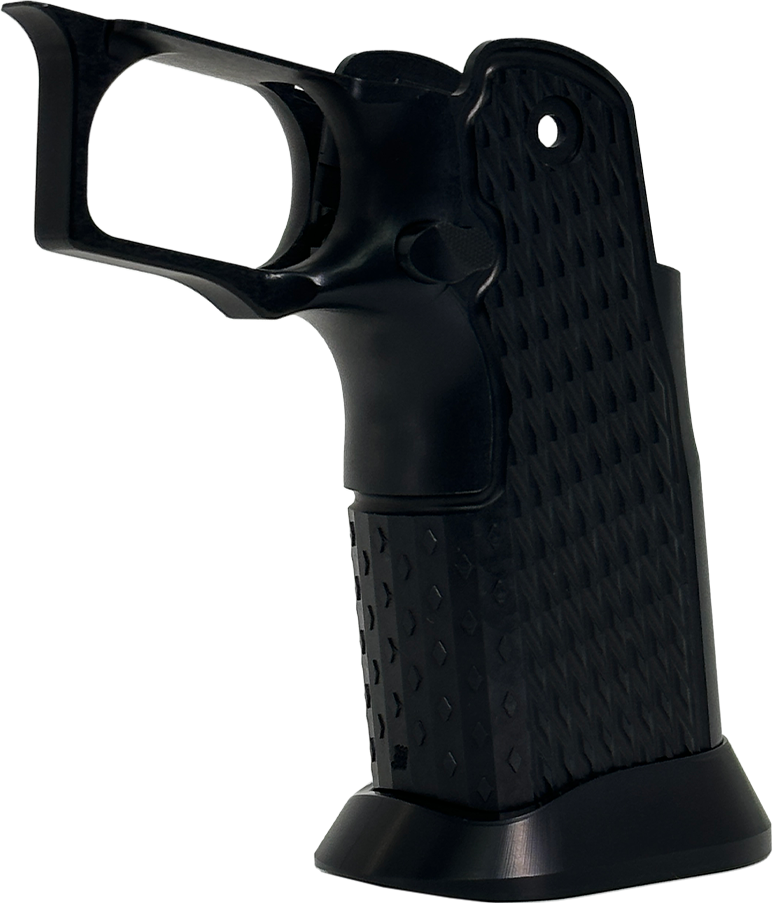 Valor MK-1P  Hi Capa Grip 'Diamond' (Matte Black/Gloss Black)