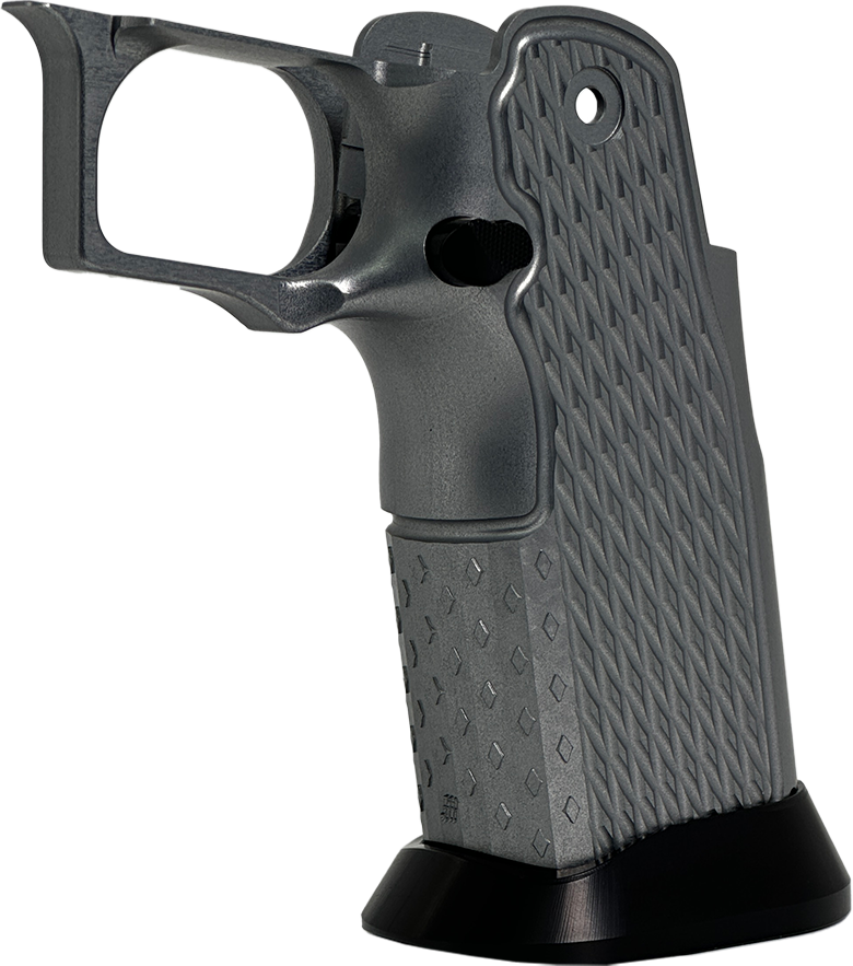 Valor MK-1P  Hi Capa Grip 'Diamond' (Matte Titanium/Matte Black)