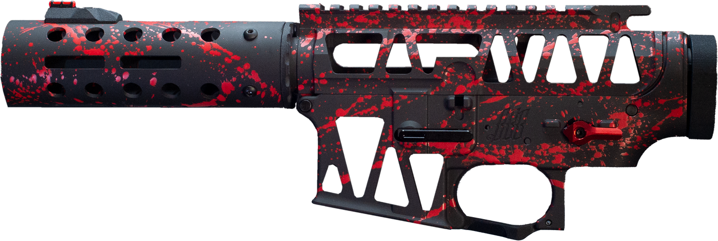 OMG Body Setup - Black/Red Splatter