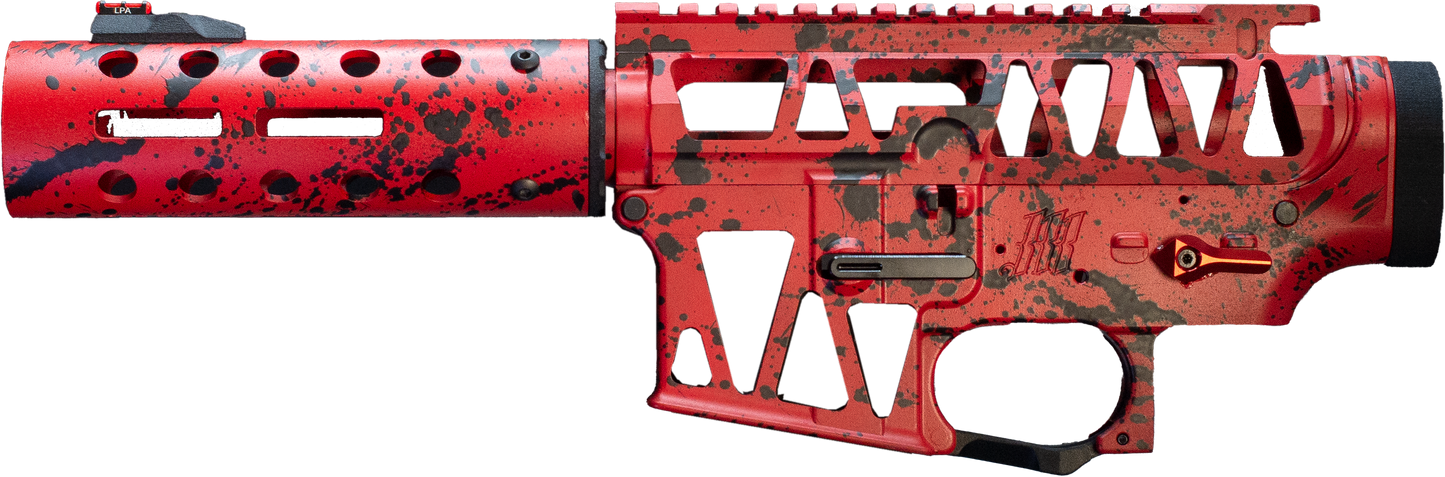 OMG Body Setup -  Red/Black Splatter