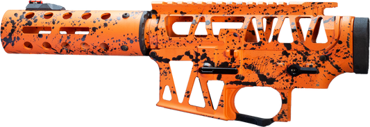 OMG Body Setup - Orange/Black Splattered