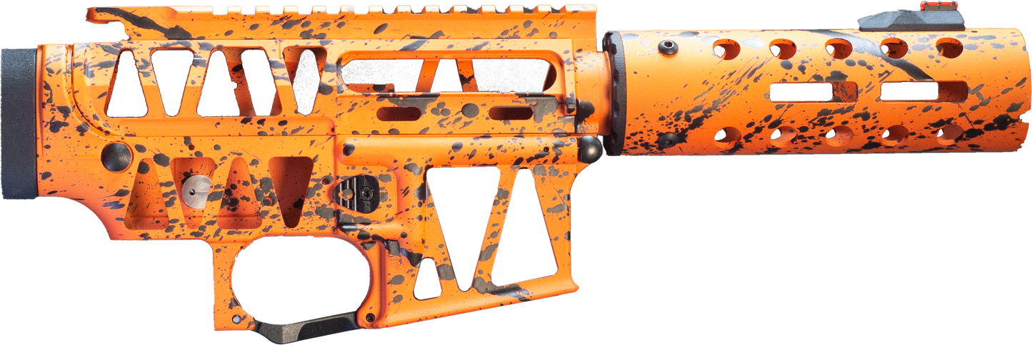 OMG Body Setup - Orange/Black Splattered